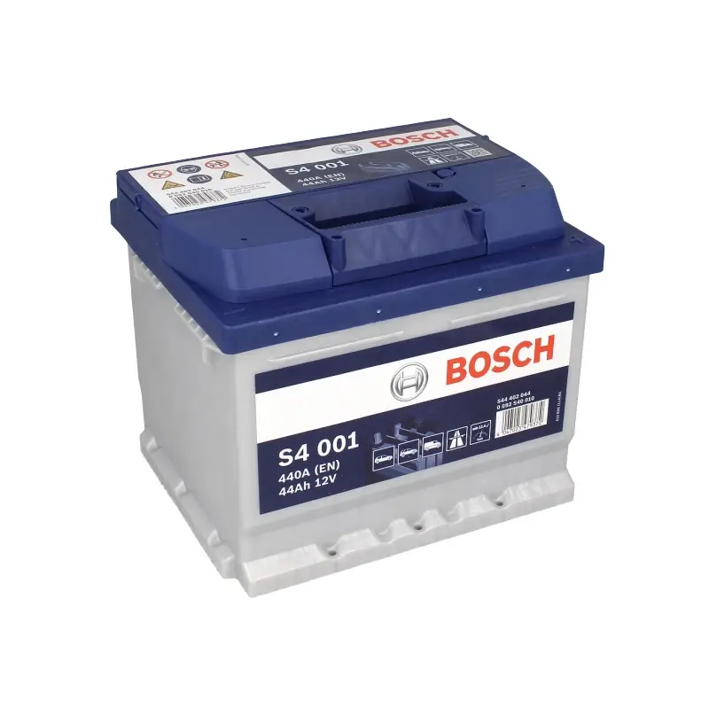 Battery BOSCH 12V 44Ah/440A S4 (R+ standard terminal) 207x175x175 B01 - fitting flange 10.5 mm (starting) - Image 3