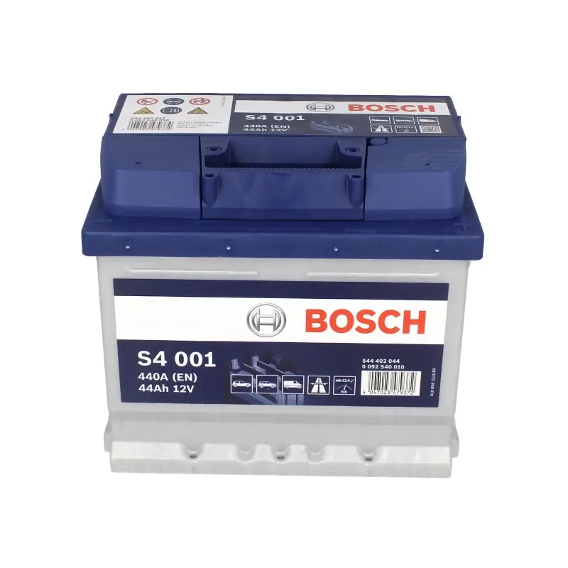 Battery BOSCH 12V 44Ah/440A S4 (R+ standard terminal) 207x175x175 B01 - fitting flange 10.5 mm (starting) - Image 2