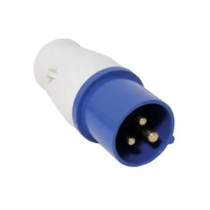 Plug, Male, 16A, 220-240V, Blue