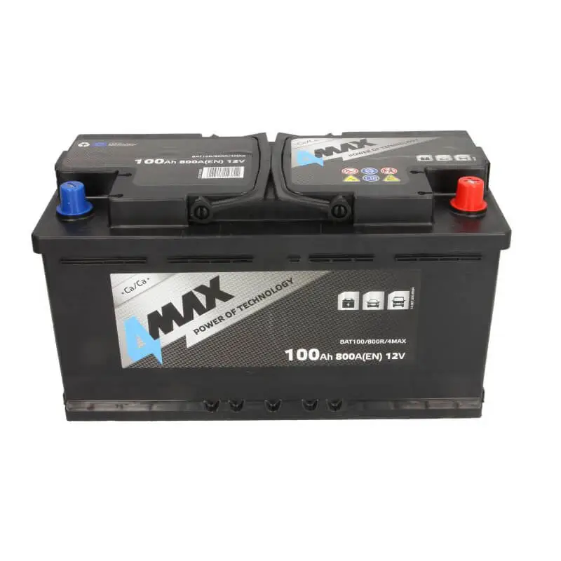 4MAX Battery 12V 100Ah/800A (R+ standard terminal) - Image 2