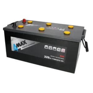 4MAX Battery 12V 225Ah/1150A SHD (L+ Standard terminal)