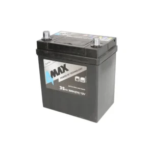 4MAX Battery 12V 35Ah/300A (L+ thin terminal (japanese vehicles) + standard terminal)