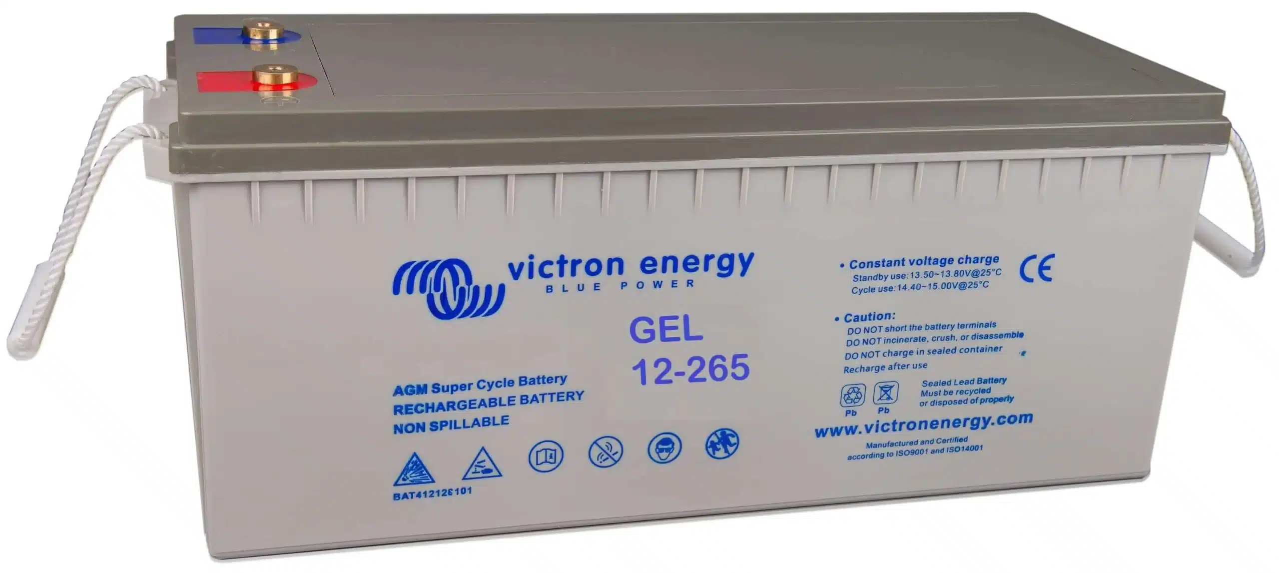 Victron 12V/265AH Gel Deep Cycle Battery (M8)