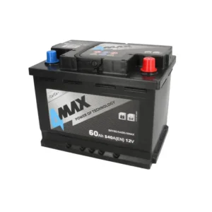 4MAX Battery  12V 60Ah/540A (R+ standard terminal)