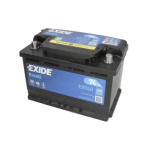 EXIDE Battery 12V 74Ah/680A EXCELL (R+ en)