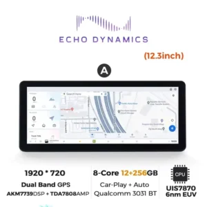 Echo Dynamics D7 12.3 inch HD touch screen Android multimedia player Universal 12/256G