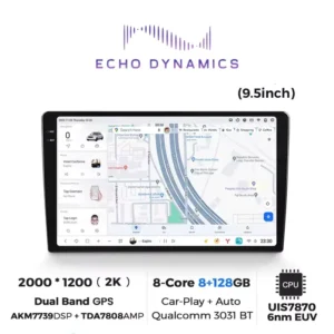 Echo Dynamics D7 9.5 inch HD touch screen Android multimedia player Universal 8/128G