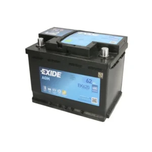 EXIDE Battery 12V 62Ah/680A AGM (R+ standard)