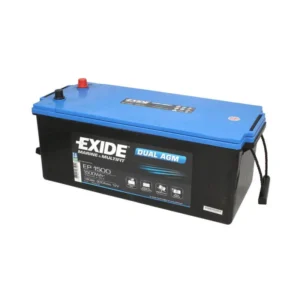 Exide Battery 12V 180Ah/900A DUAL AGM; MARINE/RV (L+ Standard terminal)