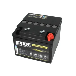 EXIDE Battery 12V 25Ah/240A EQUIPMENT; GEL; MARINE/RV (R+ threaded terminal)
