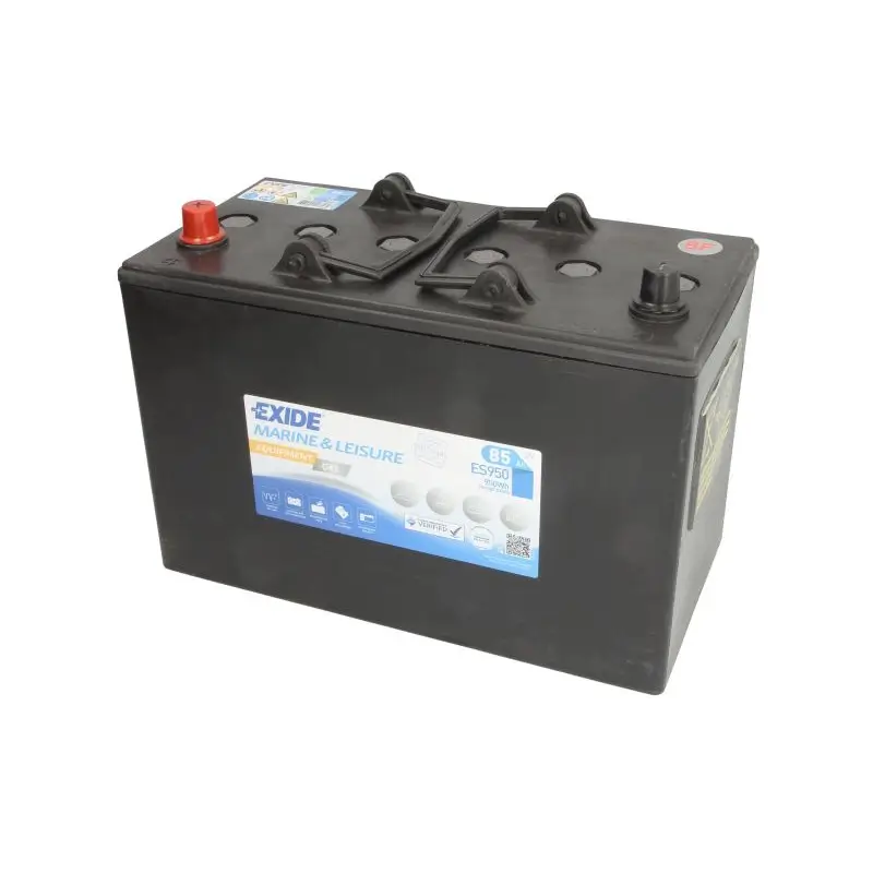 EXIDE Battery 12V 85Ah/460A EQUIPMENT; GEL; MARINE/RV (L+ standard terminal) - Image 2