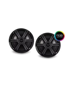 Hasda H-065B Αδιάβροχα Ηχεία Σκάφους Με Φωτισμό LED 6.5" Μαύρα (Ζεύγος)