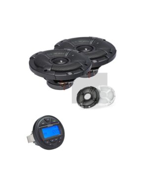Powerbass MC-100+XL-62SS Πακέτο Ήχου Σκάφους με Πηγή και 2 Ηχεία (Σετ)