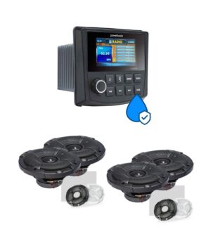 Powerbass MC-200+2*XL-62SS Πακέτο Ήχου Σκάφους με Πηγή και 4 Ηχεία (Σετ)