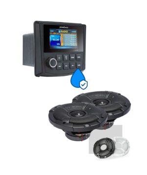 Powerbass MC-200+XL-62SS Πακέτο Ήχου Σκάφους με Πηγή και 2 Ηχεία (Σετ)