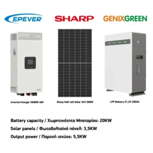 Home Solar Power pack 20kW