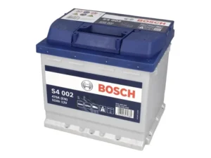 Battery BOSCH 12V 52Ah/470A S4 (R+ standard terminal) 207x175x190 B00 - no fitting flange (starting)