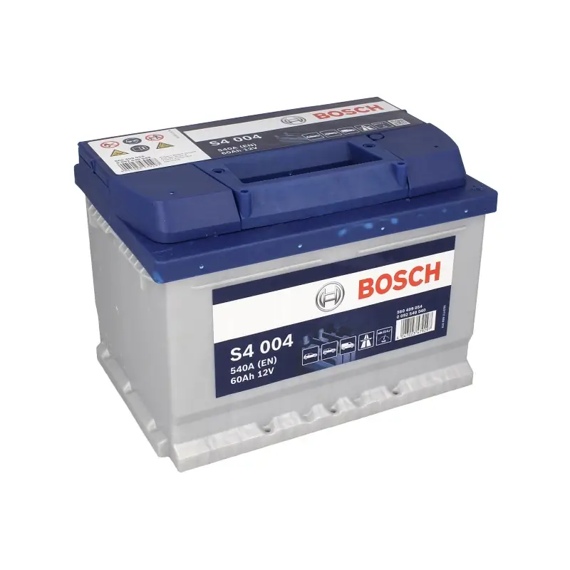 Battery BOSCH 12V 60Ah/540A S4 (R+ standard terminal) 242x175x175 B00 - no fitting flange (starting) - Image 3