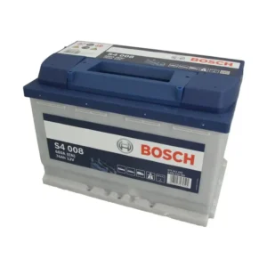 Battery BOSCH 12V 74Ah/680A S4 (R+ standard terminal) 278x175x190 B03 - fitting flange 10.5 mm (starting)
