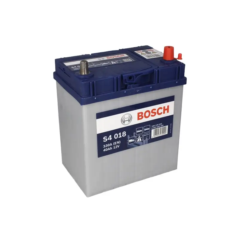 Battery BOSCH 12V 40Ah/330A S4 (R+) 187x127x227 B13 - fitting flange 10.5 mm (starting) - Image 3