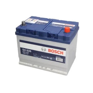 Battery BOSCH 12V 70Ah/630A S4 (R+ standard terminal) 260x173x225 B13 - fitting flange 10.5 mm (starting)
