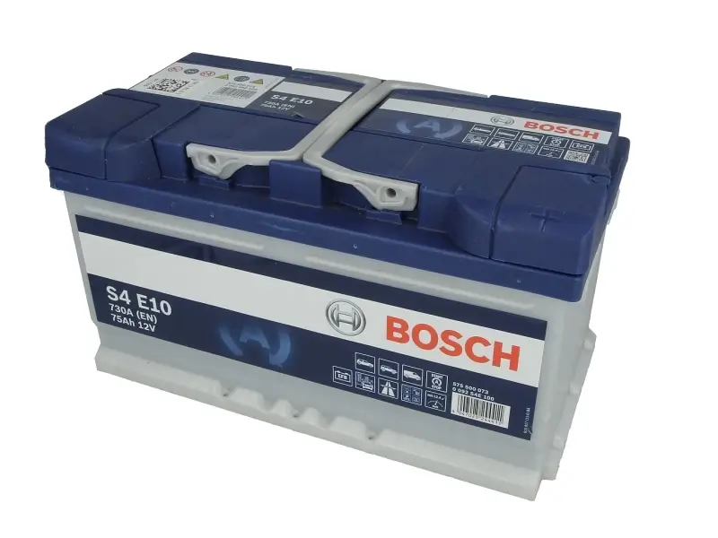 Battery BOSCH 12V 75Ah/730A START&STOP EFB (R+ standard terminal) 315x175x175 B01 - fitting flange 10.5 mm (efb/starting)