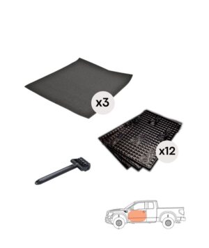 Silent Coat Πακέτο Ηχομόνωσης Αυτοκινήτου για 2 Πόρτες και Ταπετσαρία (Σετ)