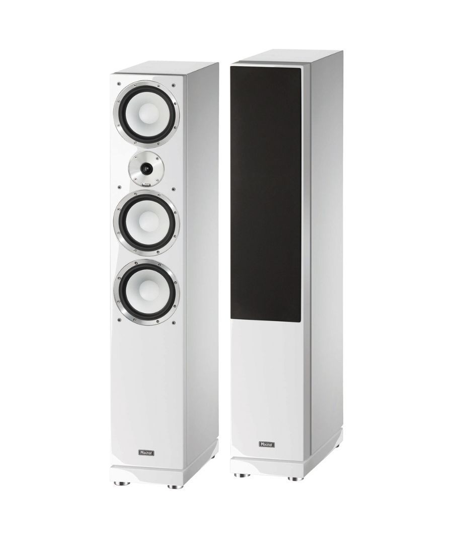 Magnat Quantum 757 White Επιδαπέδια Ηχεία 2x6.5" 3 Δρόμων 220W RMS (Ζεύγος)