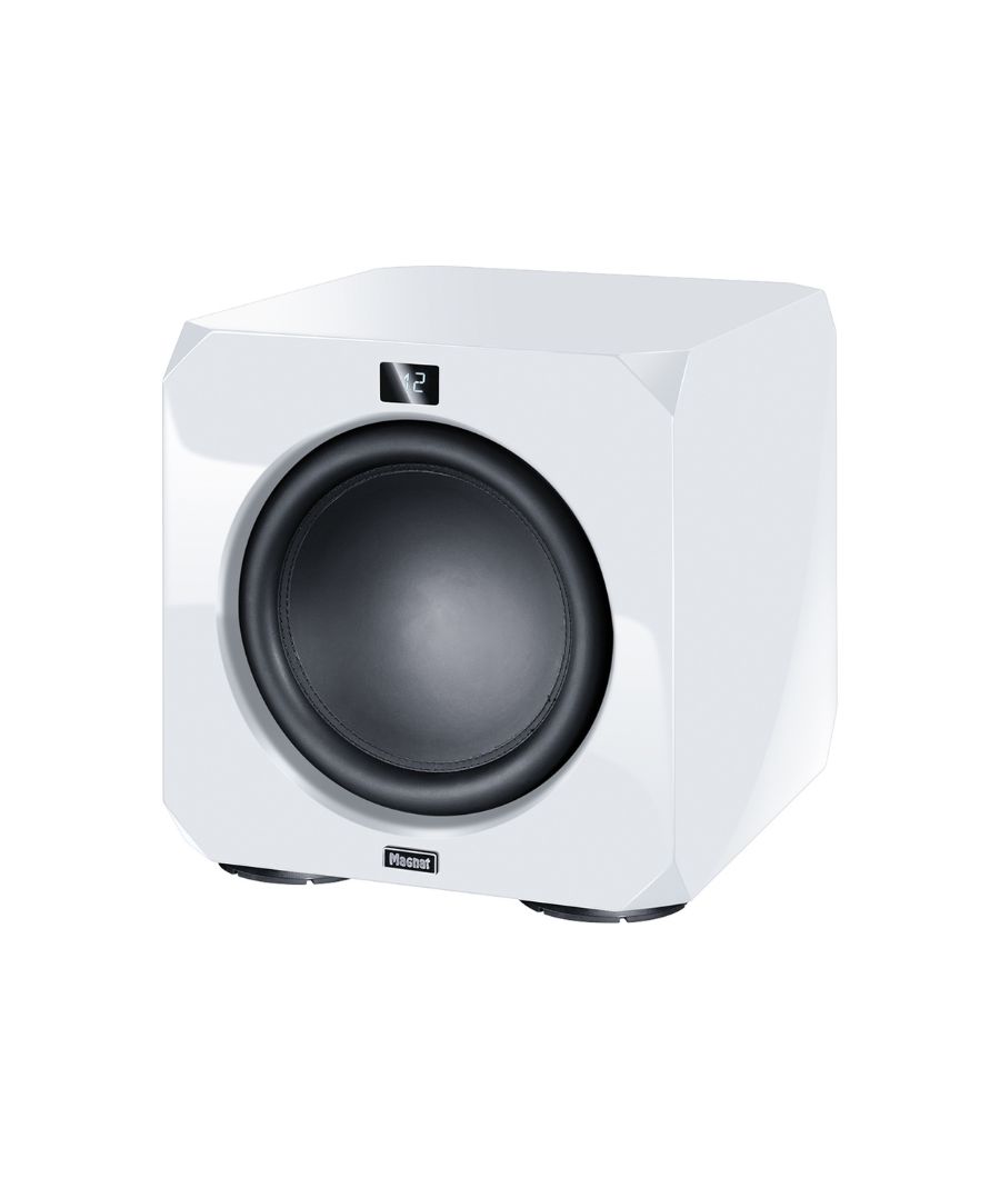 Magnat Omega CS12 12" Ενεργό Subwoofer 525W RMS Piano White (Τεμάχιο)