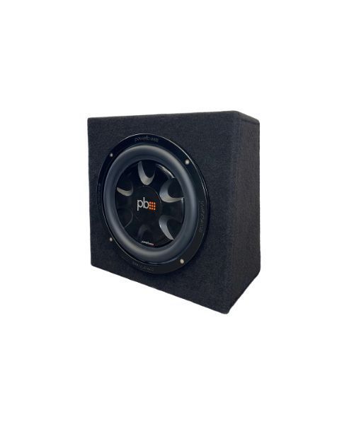 Powerbass S-10T-SBSLIM Slim Subwoofer Αυτοκινήτου 10" με Καμπίνα (Τεμάχιο)