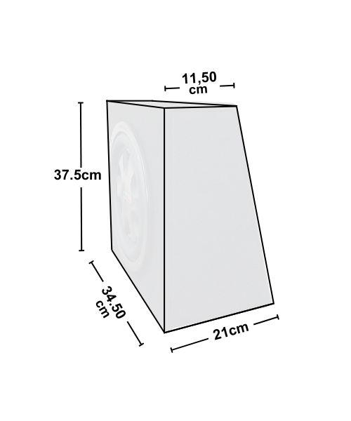 Powerbass S-12T-SBSLIM Slim Subwoofer Αυτοκινήτου 12" με Καμπίνα (Τεμάχιο) - Image 3