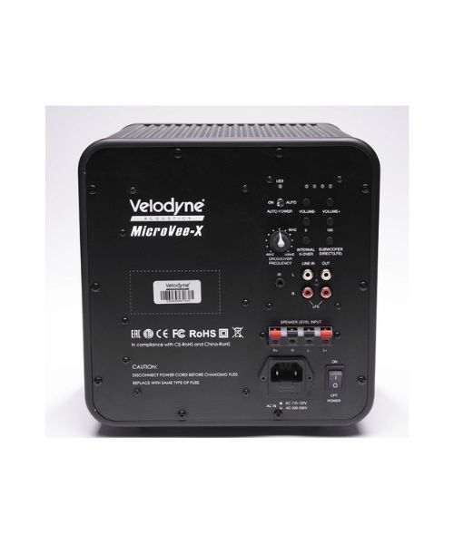 Velodyne Acoustics MicroVee X Active Subwoofer 6,5'' Black - Image 4