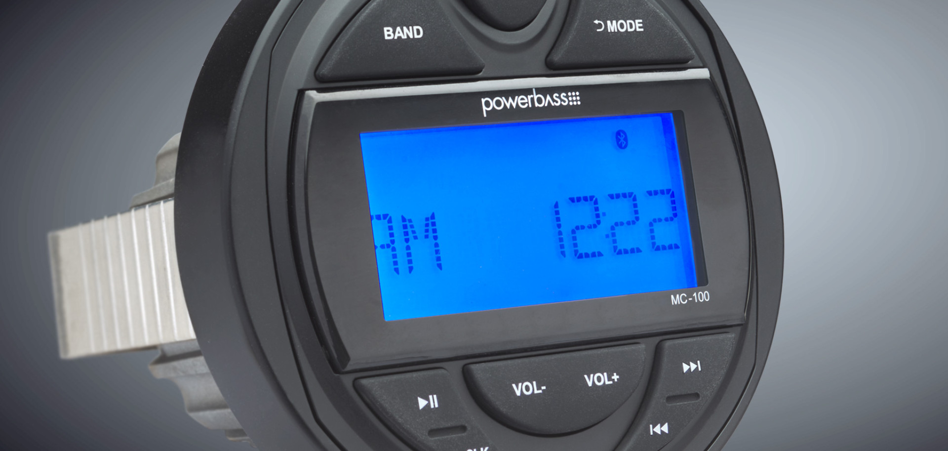 PowerBass MC-100 Δέκτης ψηφιακών μέσων Bluetooth, AUX & USB INPUT (Τεμάχιο) - Image 3